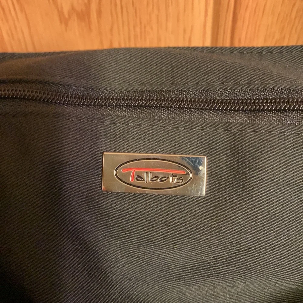 Talbots Black Multi-Pocket Bag